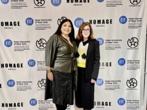 Professor Elena Romero and Shannon Maher Dean of F.I.T. 